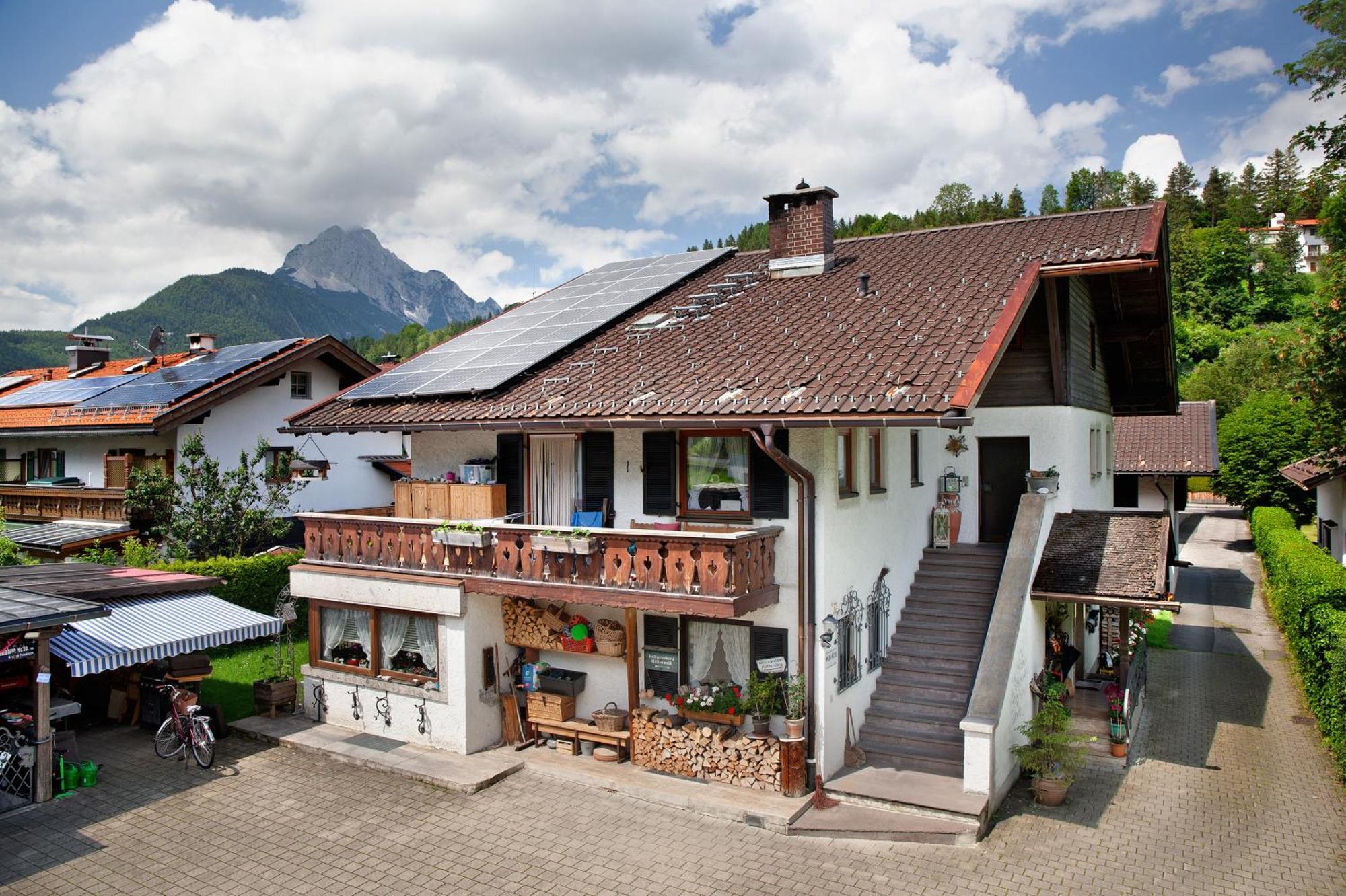Ferienwohnung Brunnsteinnest Mittenwald Exterior foto